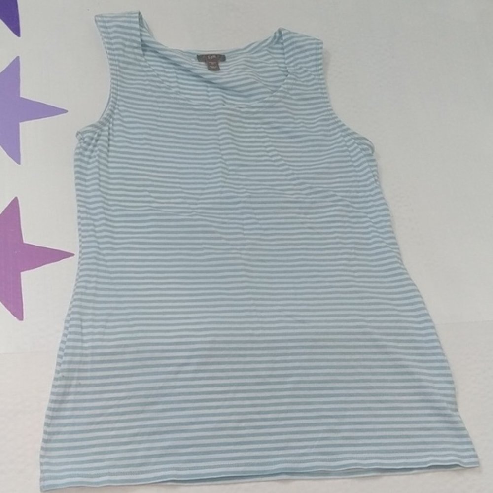 J. Jill stretch stripe tank top cotton and Spandex